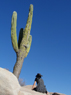 Monica and cactus